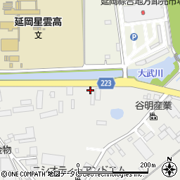 株式会社三興運輸　延岡営業所周辺の地図