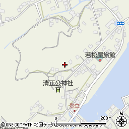 熊本県上天草市大矢野町登立505-2周辺の地図