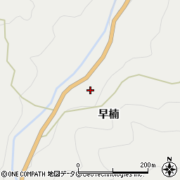 熊本県下益城郡美里町早楠1152-2周辺の地図