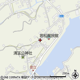 熊本県上天草市大矢野町登立521-11周辺の地図