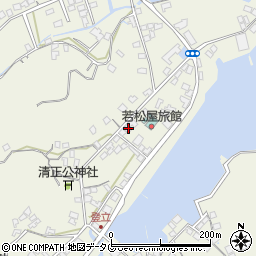 熊本県上天草市大矢野町登立521-2周辺の地図