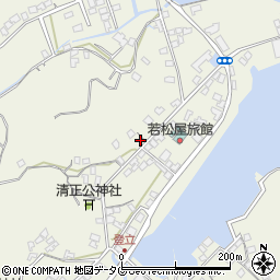 熊本県上天草市大矢野町登立520周辺の地図