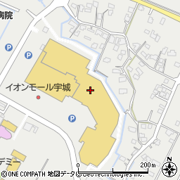 肥後銀行イオンモール宇城バリュー ＡＴＭ周辺の地図