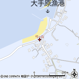 弓ヶ浜周辺の地図