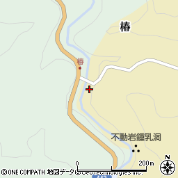 熊本県下益城郡美里町椿18周辺の地図