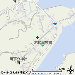 熊本県上天草市大矢野町登立527-2周辺の地図