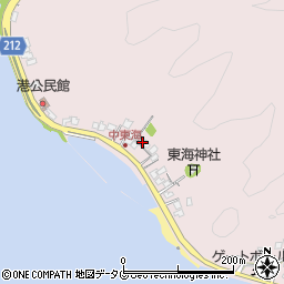宮崎県延岡市東海町123周辺の地図