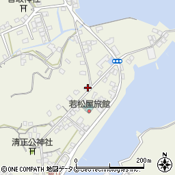 熊本県上天草市大矢野町登立529-1周辺の地図