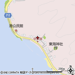 宮崎県延岡市東海町127-1周辺の地図