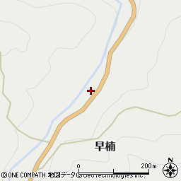 熊本県下益城郡美里町早楠1157-1周辺の地図