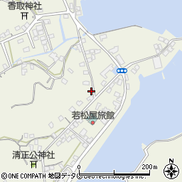 熊本県上天草市大矢野町登立536-5周辺の地図