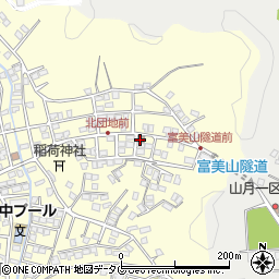 富美山北団地公民館周辺の地図