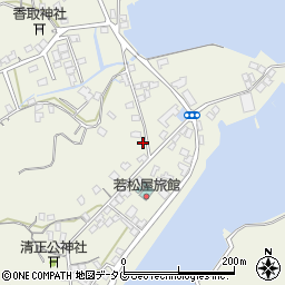 熊本県上天草市大矢野町登立536-4周辺の地図