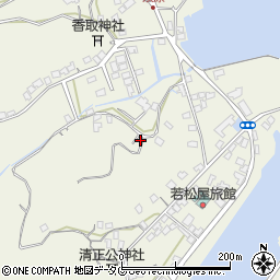 熊本県上天草市大矢野町登立1186-1周辺の地図