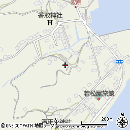 熊本県上天草市大矢野町登立1186-5周辺の地図
