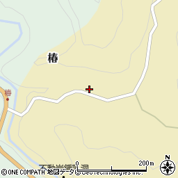 熊本県下益城郡美里町椿77周辺の地図