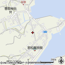 熊本県上天草市大矢野町登立535-5周辺の地図