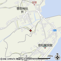 熊本県上天草市大矢野町登立1204-3周辺の地図