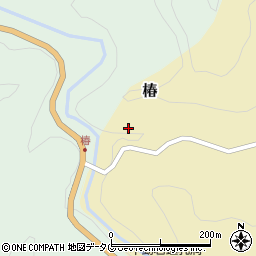 熊本県下益城郡美里町椿50周辺の地図