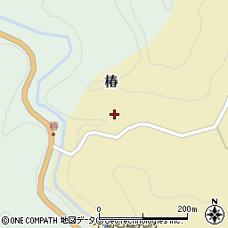 熊本県下益城郡美里町椿45周辺の地図