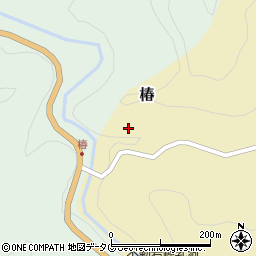 熊本県下益城郡美里町椿49周辺の地図