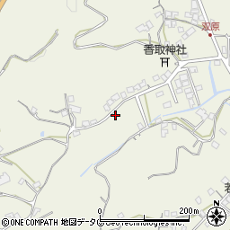 熊本県上天草市大矢野町登立1173周辺の地図