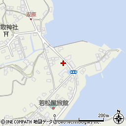 熊本県上天草市大矢野町登立542-3周辺の地図