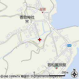 熊本県上天草市大矢野町登立1192-4周辺の地図