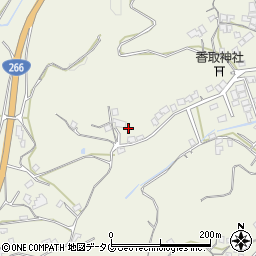 熊本県上天草市大矢野町登立1107周辺の地図