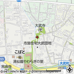 大武神社周辺の地図