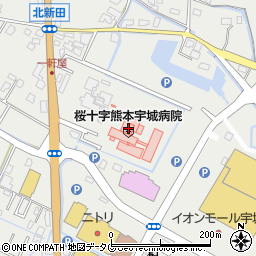 熊本県宇城市小川町北新田5周辺の地図