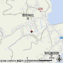熊本県上天草市大矢野町登立1210-5周辺の地図
