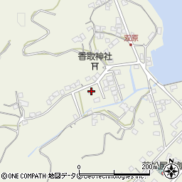 熊本県上天草市大矢野町登立1210-3周辺の地図