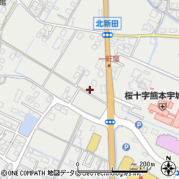 熊本県宇城市小川町北新田61周辺の地図