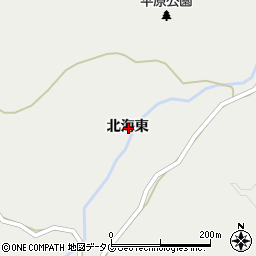 熊本県宇城市小川町北海東周辺の地図