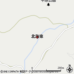 熊本県宇城市小川町（北海東）周辺の地図