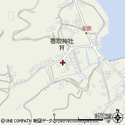 熊本県上天草市大矢野町登立1210-7周辺の地図