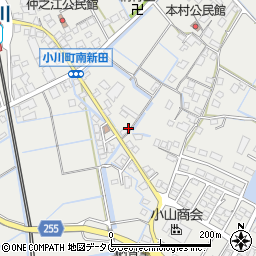 熊本県宇城市小川町北新田576-1周辺の地図