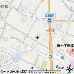 熊本県宇城市小川町北新田58周辺の地図