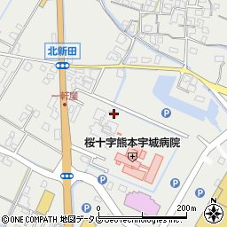 熊本県宇城市小川町北新田64-1周辺の地図