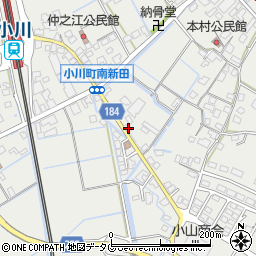 熊本県宇城市小川町北新田561周辺の地図