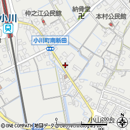 熊本県宇城市小川町北新田561-1周辺の地図