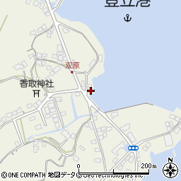 熊本県上天草市大矢野町登立1370-3周辺の地図