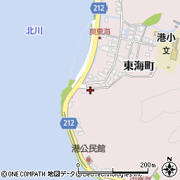 宮崎県延岡市東海町153-1周辺の地図