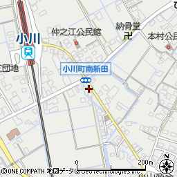 熊本県宇城市小川町北新田563-1周辺の地図