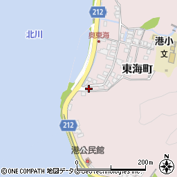 宮崎県延岡市東海町154周辺の地図