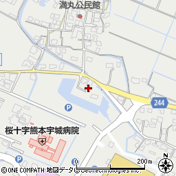 熊本県宇城市小川町北新田91-17周辺の地図