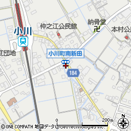 熊本県宇城市小川町北新田563周辺の地図