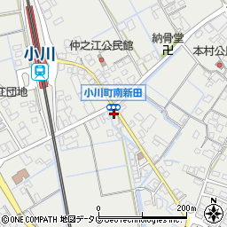 熊本県宇城市小川町北新田563周辺の地図