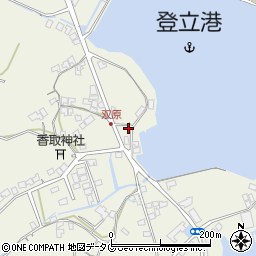 熊本県上天草市大矢野町登立1265-1周辺の地図